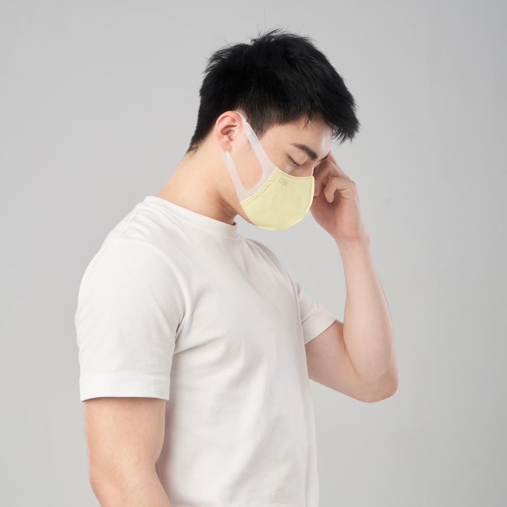 【DRX達特世】醫用3D彈力口罩-繽紛系列-成人L-淺粉/50入, , large