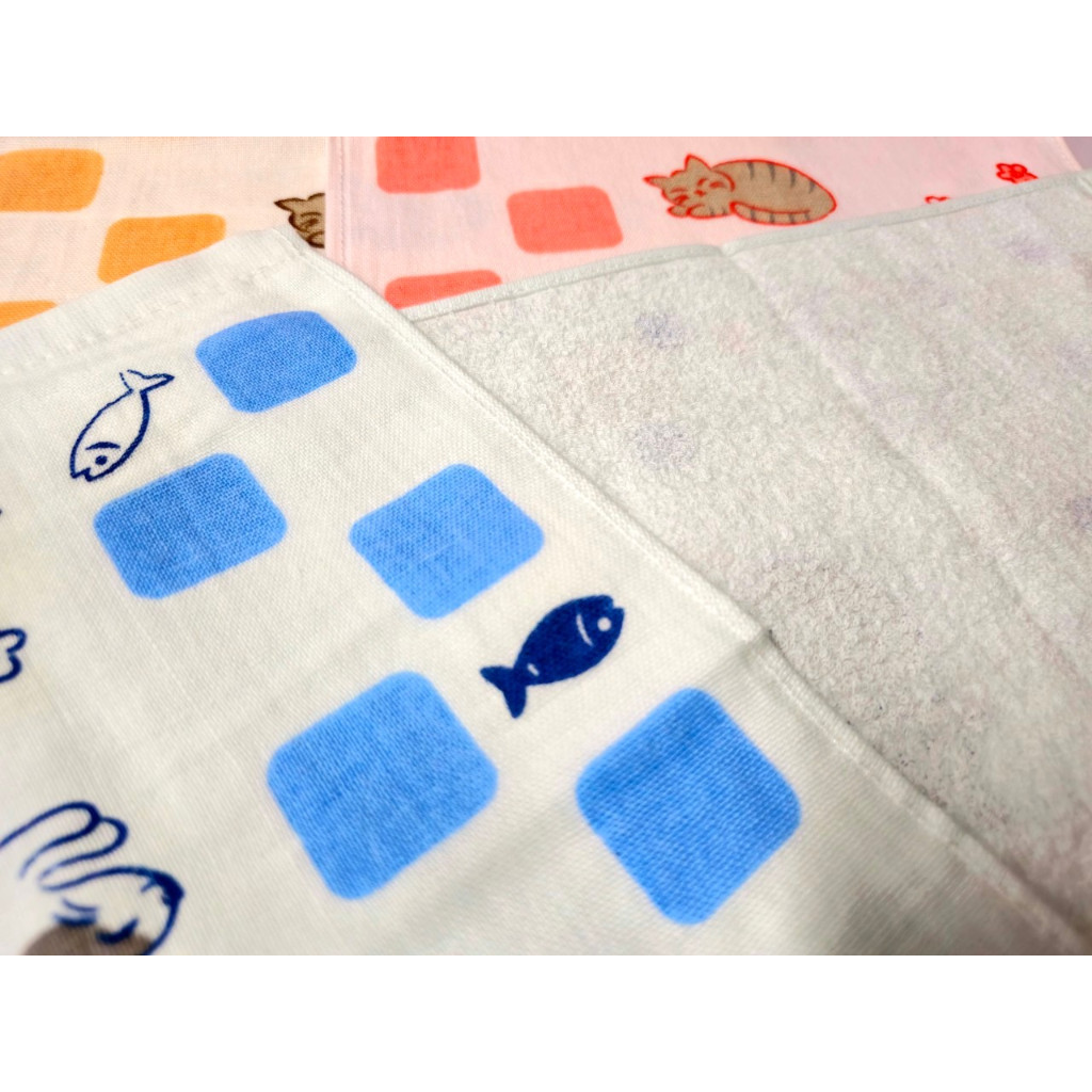 [Kaimei Cotton Industry] 6 in the group, random and excellent, MIT made in Taiwan, cute half-cotton, half-gauze children's towel, pure cotton, soft, comfortable and water-absorbent, , large