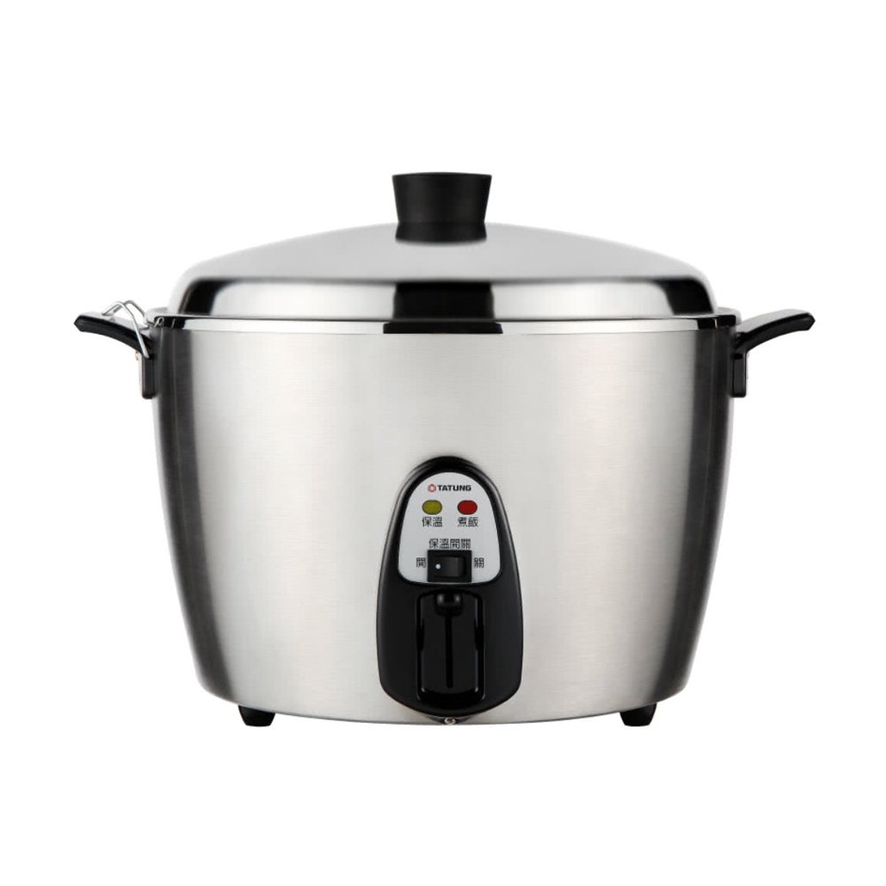 TATUNG 15-Cup Stainless Steel Electric Cooker Full Set TAC-15T-NM, , large