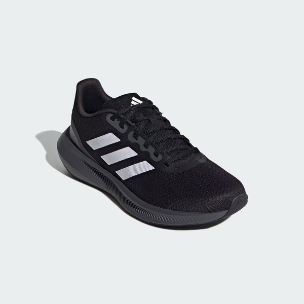 Adidas Runfalcon 3.0 男 慢跑鞋 運動 休閒 跑鞋 透氣 緩震 基本款 黑灰白 [IE0742], , large