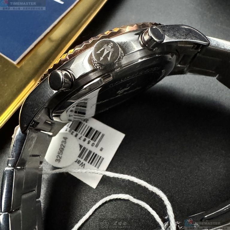 [星晴錶業]MASERATI手錶,42mm,R8853100040寶藍色錶面玫瑰金錶殼金銀相間精鋼錶帶款, , large