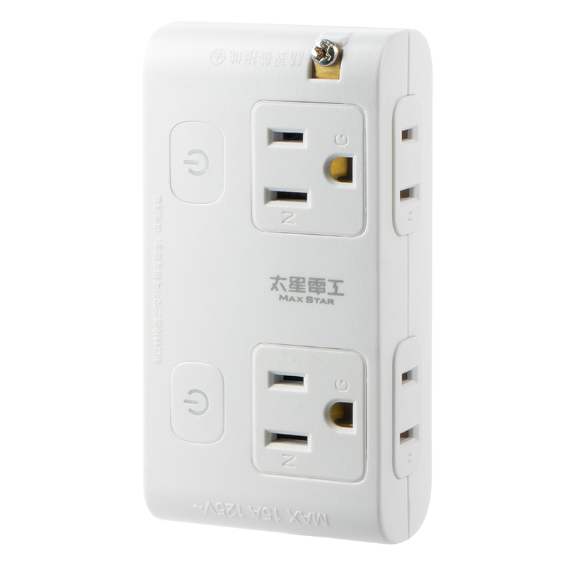 Maxstar Large-pitch 4plug rotary socket, , large