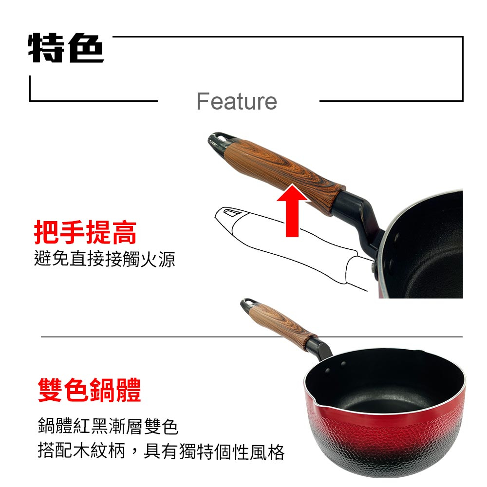 PERFECT 理想牌 晶品不沾深型平底鍋平煎鍋IH無蓋 24cm-Leidea樂德兒, , large