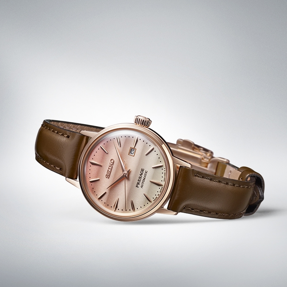 SEIKO 精工 PresageSTAR BAR 粉紅暮光聯名機械錶 SRE014J1/2R05-00B0P, , large