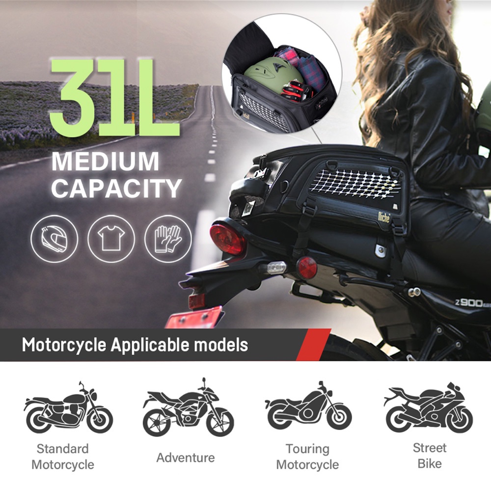 【Niche 樂奇】重機頭盔後座包 NMO-2308, , large