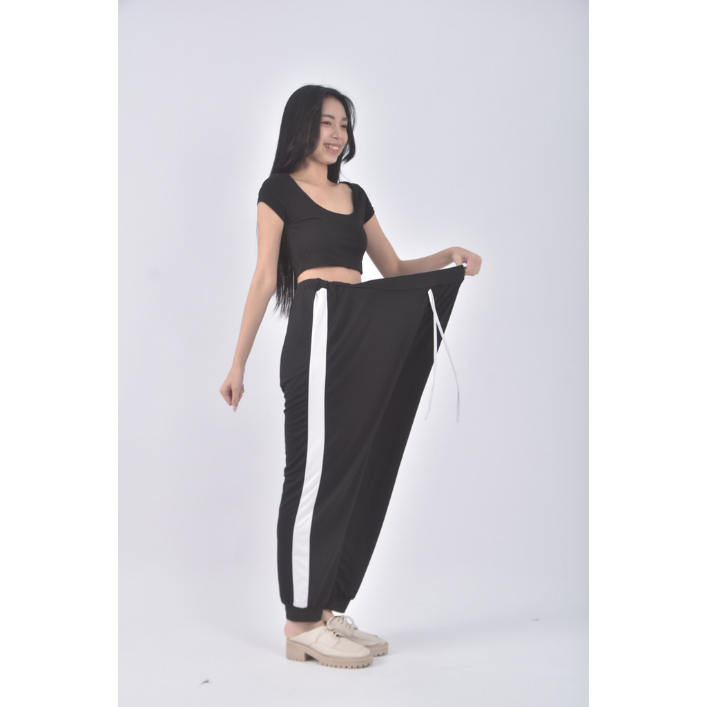 (4XL（含）以上) shein高腰黑色長褲二手衣, , large