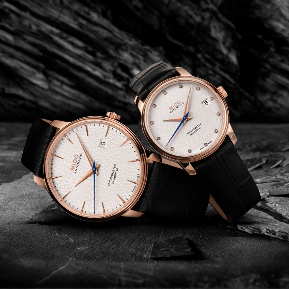MIDO美度 Baroncelli 永恆系列天文台認證機械女錶-34mm M0272083603600, , large