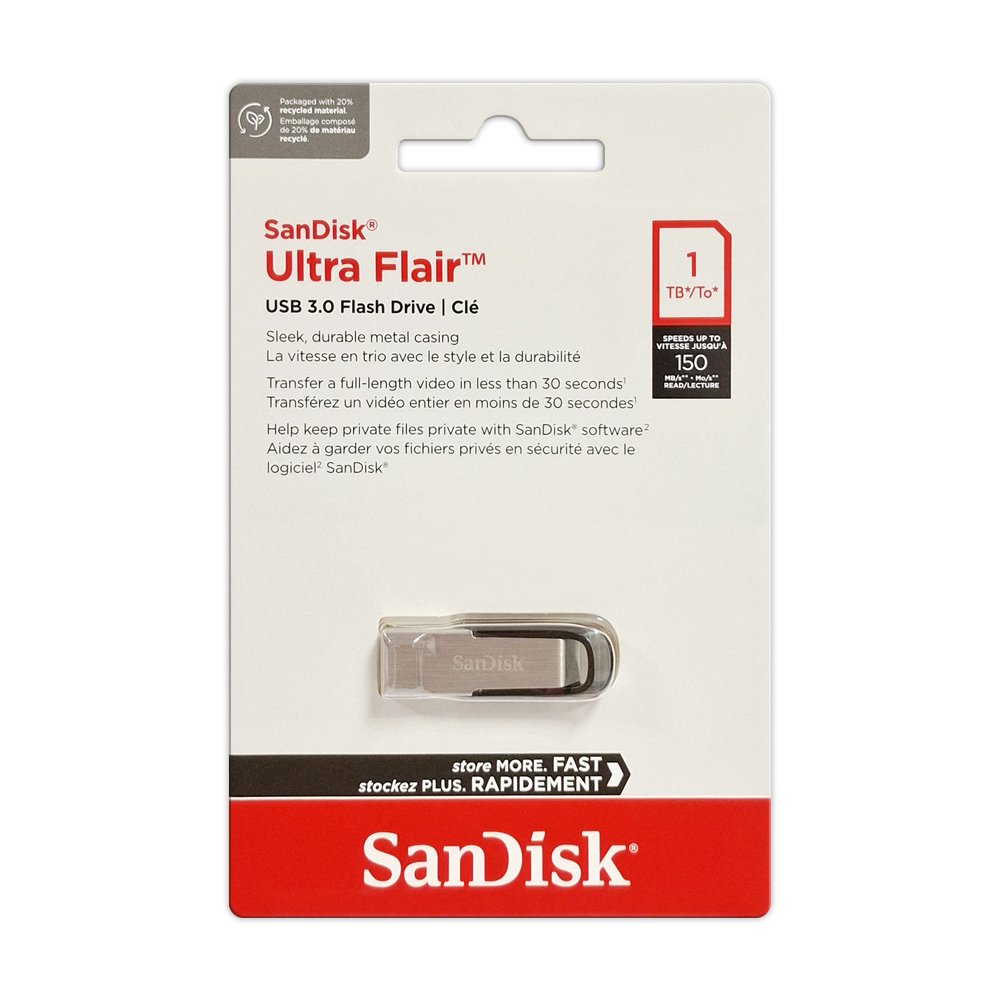 【SanDisk】Ultra Flair CZ73 1TB USB 3.0  隨身碟 高速 150MB/s, , large