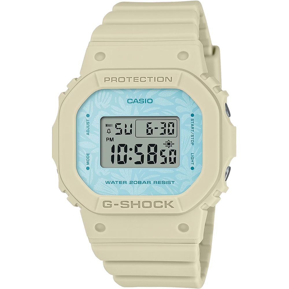 CASIO 卡西歐 G-SHOCK 草本系列女錶-晴空藍 GMD-S5600NC-9, , large