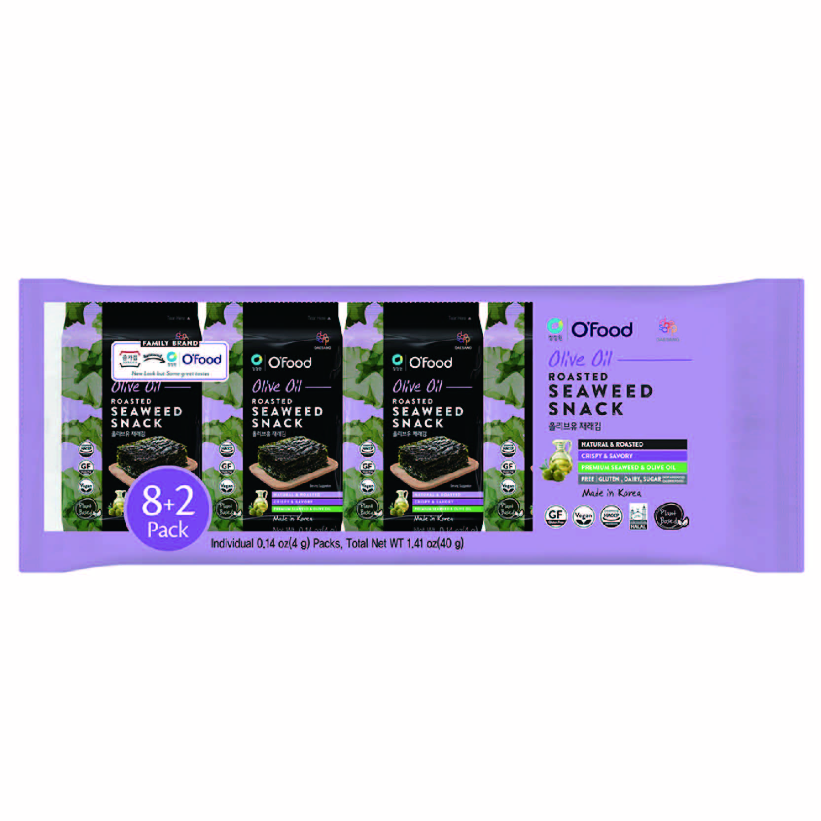 ROASTED SEAWEED SNACK(OLIVE OIL), , large