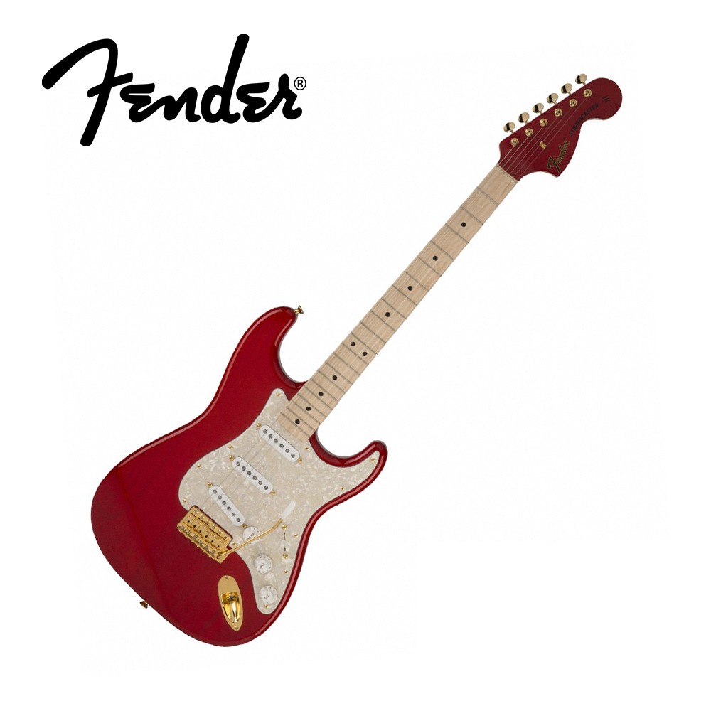 Fender SCANDAL MAMI STRAT MN RED 電吉他 簽名款【敦煌樂器】, , large