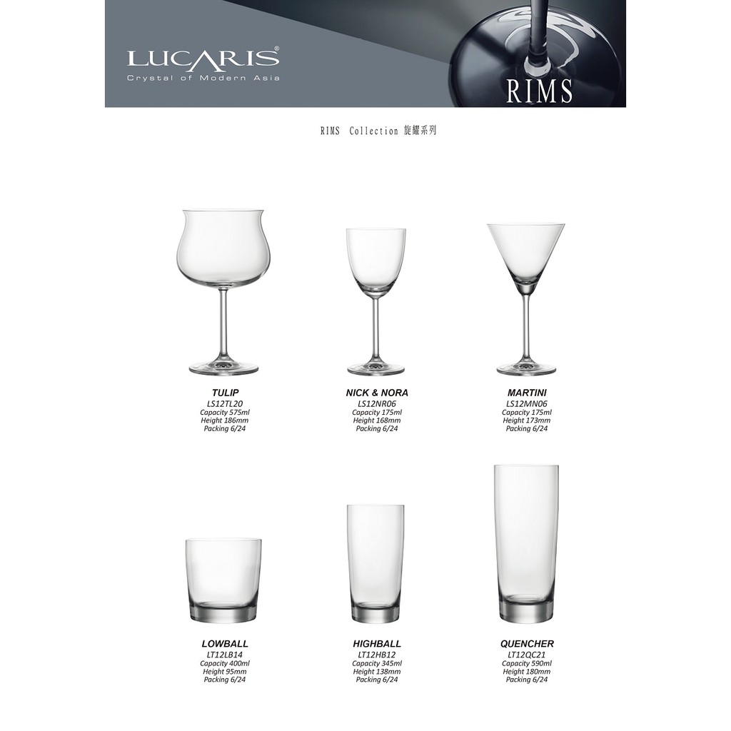 Lucaris Rims 旋耀 馬丁尼杯 175ml 水晶杯 調酒杯 (Drink eat器皿工坊), , large