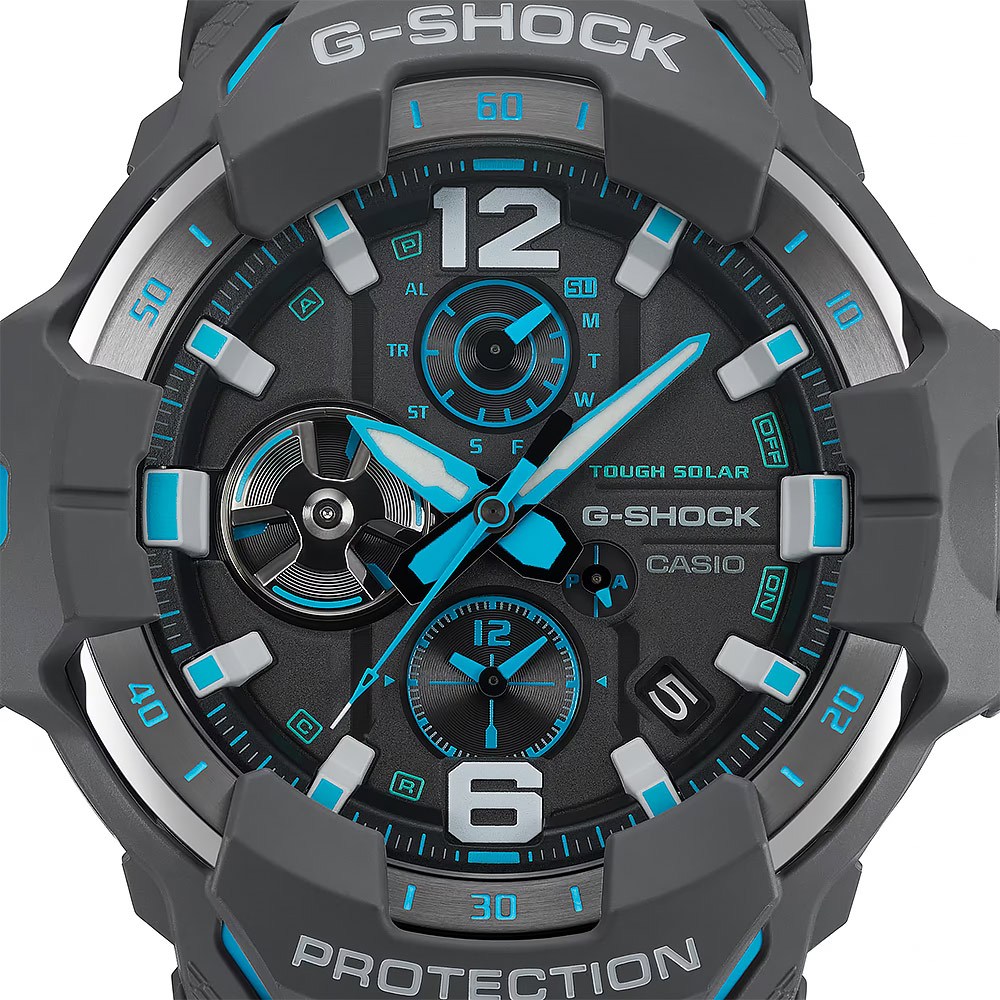 CASIO卡西歐 G-SHOCK MASTER OF G專業航空錶 太陽能藍芽飛行錶 GR-B300-8A2, , large