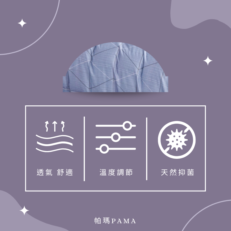 【帕瑪PAMA】60S 100%天絲兩用被床包組/雙人加大/文森-紫, , large