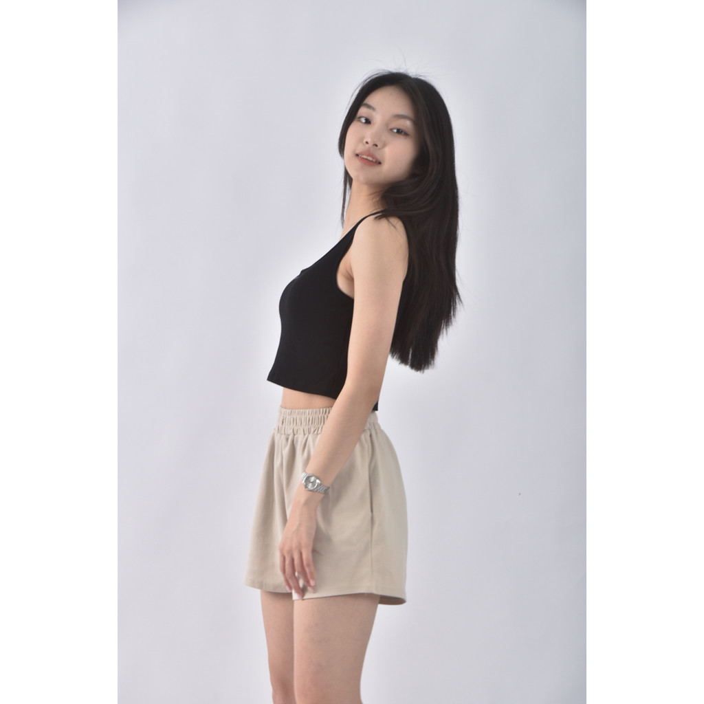 (S) caco無袖黑色上衣二手衣, , large