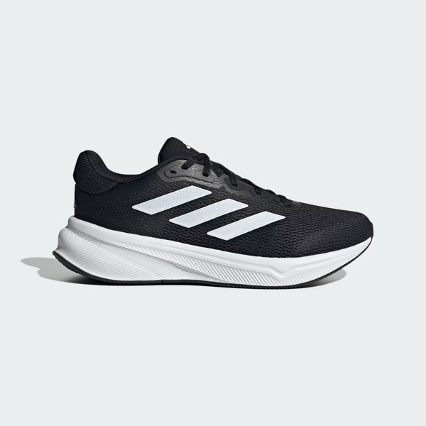 Adidas Response 男 慢跑鞋 運動 訓練 路跑 基本款 緩震 透氣 舒適 愛迪達 黑白 [IG9922], , large