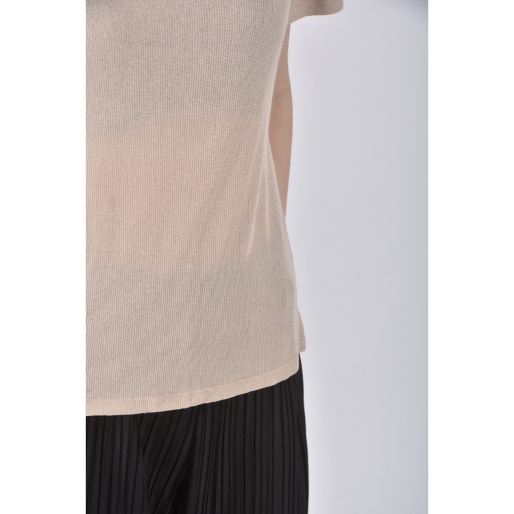 (S) pazzo杏色短袖上衣二手衣, , large