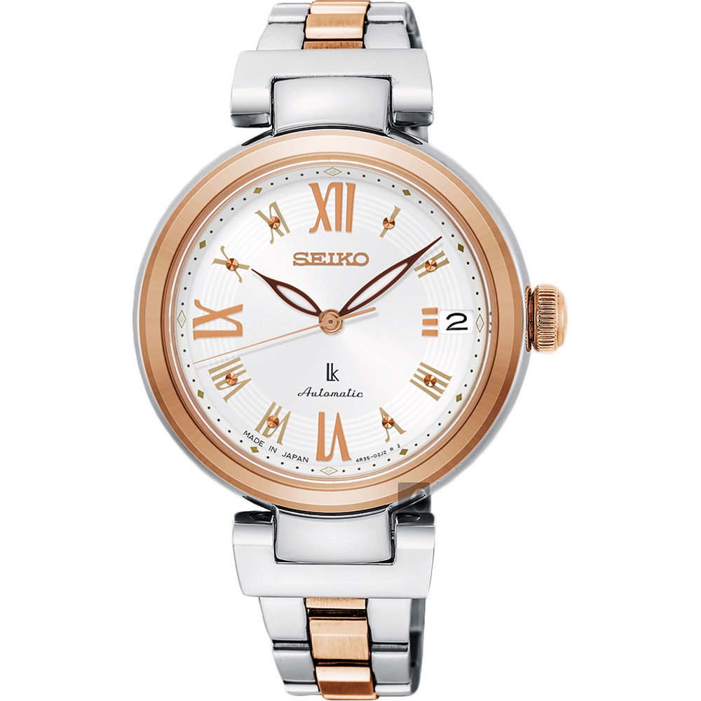 SEIKO 精工 LUKIA 動人時光機械女錶-33.9mm 4R35-02X0KS(SRP850J1)