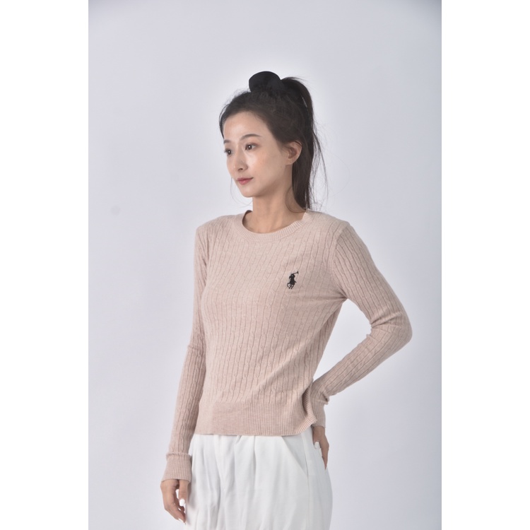 (S) 【安于晴Charlene私服】質感坑紋粉色長袖上衣二手衣, , large