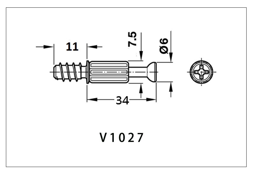 STEEL SHELF PIN, , large