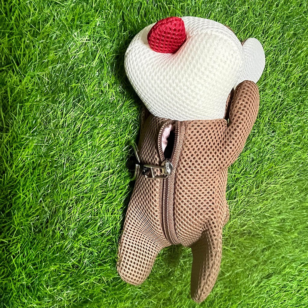 【可愛造型 可機洗 透氣抗菌】大耳狗 鑰匙包 零錢包 吊飾 鑰匙圈吊飾 禮物 交換禮物 包包吊飾【加贈購物袋顏色隨機】, , large