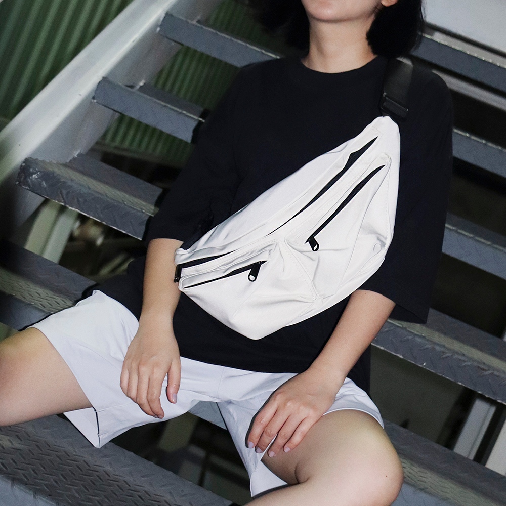 【YUNJOIN】EffoEase 快取雙袋斜跨包-大地 胸包 隨身背 肩背包 流行 穿搭配件, , large