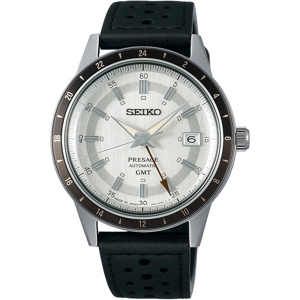 SEIKO 精工 Presage GMT機械錶-40.8mm SSK011J1/4R34-00B0Z, , large