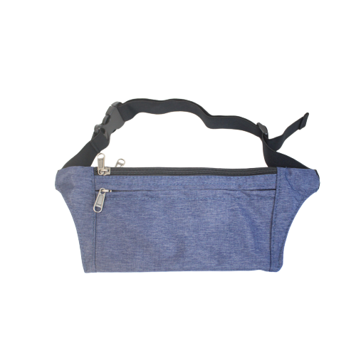 【旅行必備】隱藏式貼身腰包-藍色 旅行腰包 運動腰包 隱形袋 防偷包 防竊包, , large