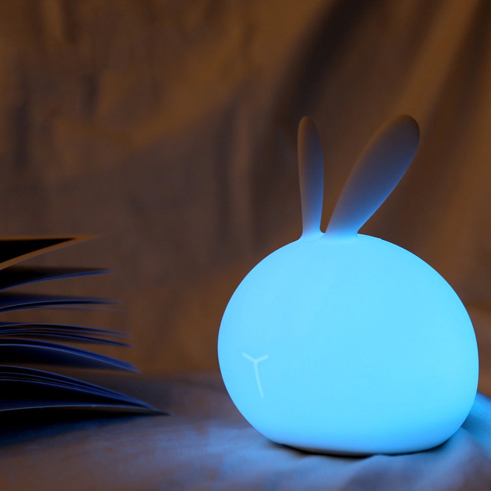 LuvHome-Lighting Bunny Soft Bunny Patting Lamp, , large