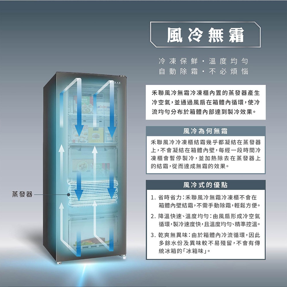 HERAN 170L Inverter Frost-Free Upright Freezer HFZ-B1763FV, , large