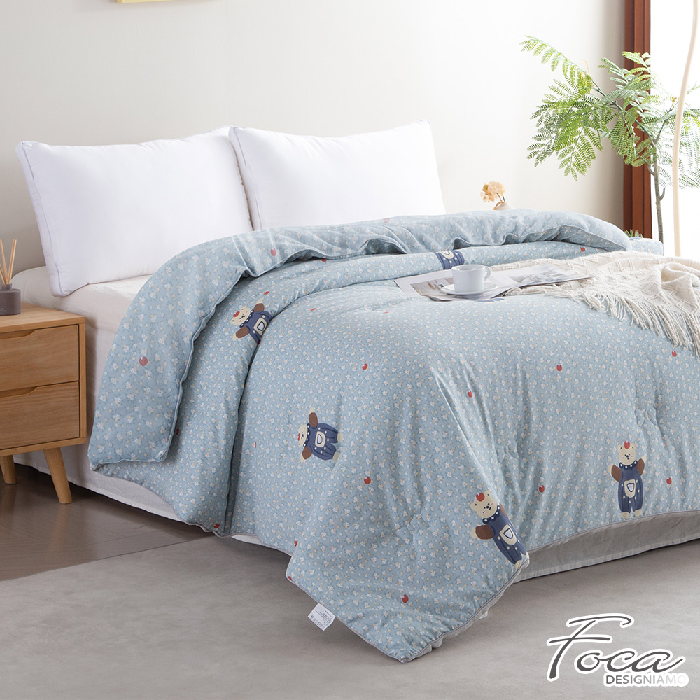 【FOCA】100%雪絨棉可水洗羽絲絨暖冬被(雙人180x210cm)(多款選擇), , large