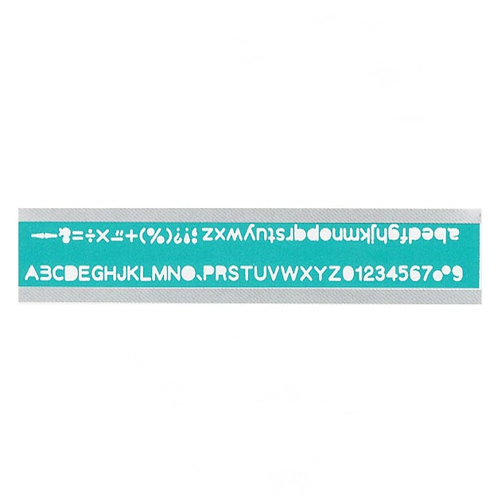【 徠福 】英文數字定規(針筆專用) / 片 TP-725A, , large