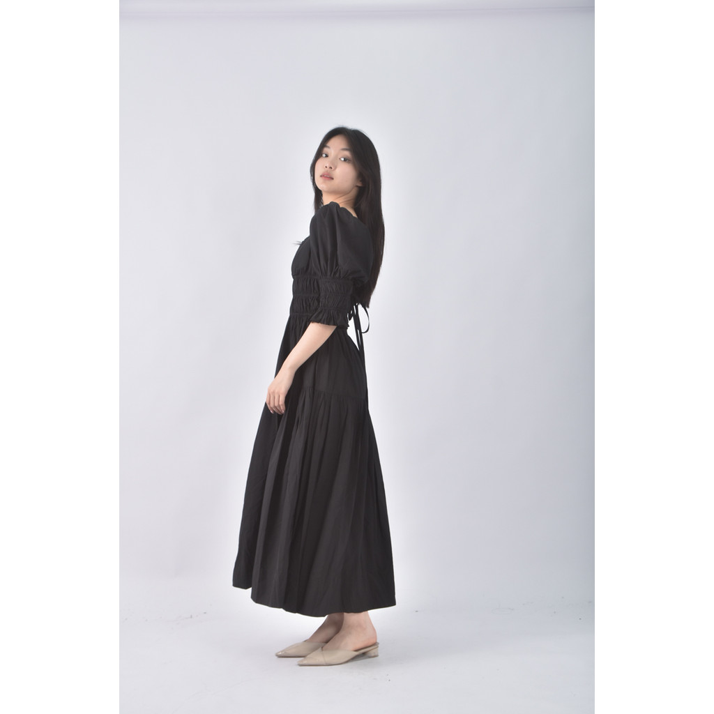 (S) 露背黑色洋裝二手衣, , large