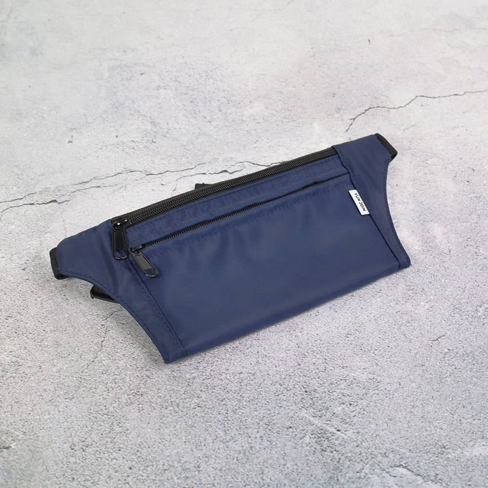 【YUN JOIN】RFID 防盜刷貼身旅行包-藍色   旅遊腰包 運動腰包 胸包 隱形包 防盜 防竊 護照包, , large