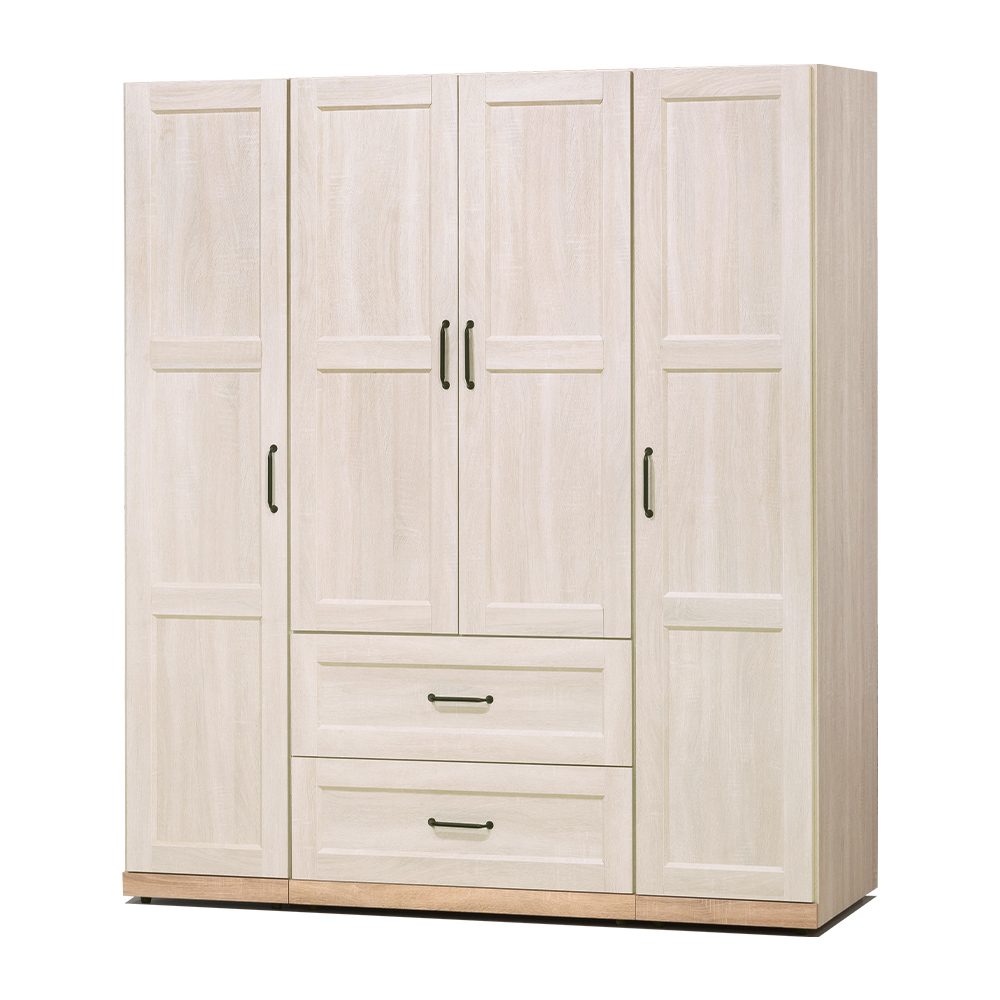 【唯熙傢俱】查理白橡木5.2尺衣櫃, , large