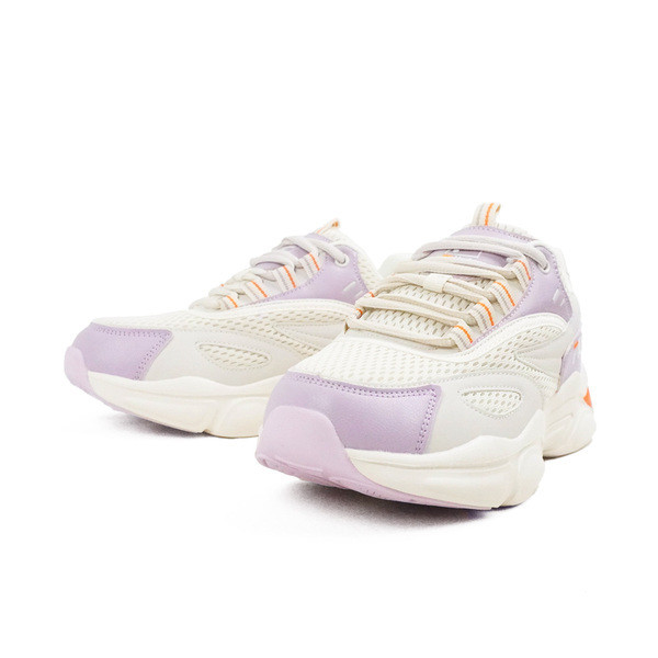 Fila Flamenco 女 慢跑鞋 運動 休閒 透氣 舒適 簡約 穿搭 白 紫 [5-J908X-191], , large