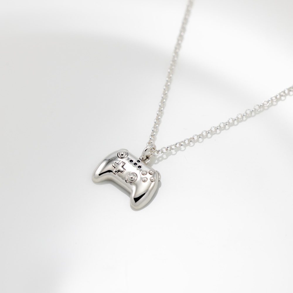【Angel & Me】掌握人生 遊戲 搖桿 s925純銀項鍊 生日 聖誕禮物, , large