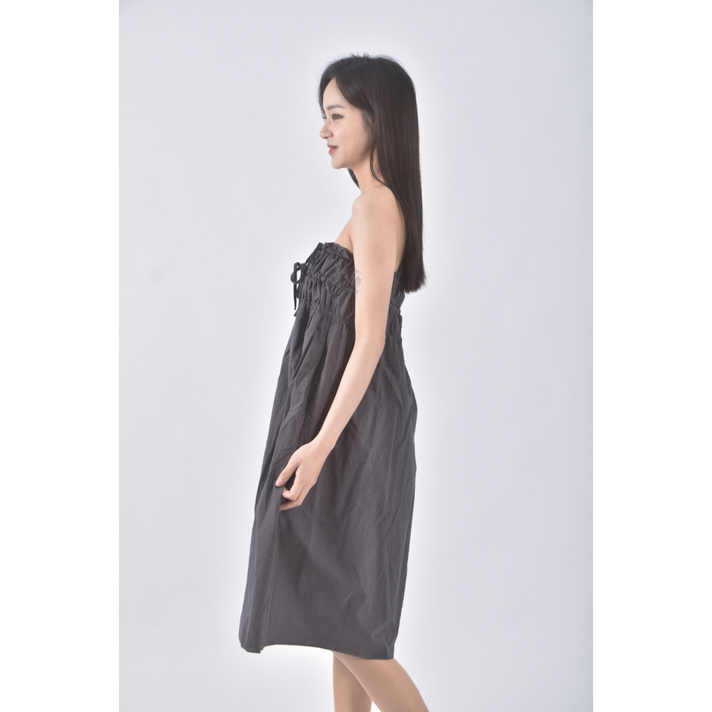 (XS（含）以下) 質感灰色洋裝二手衣, , large