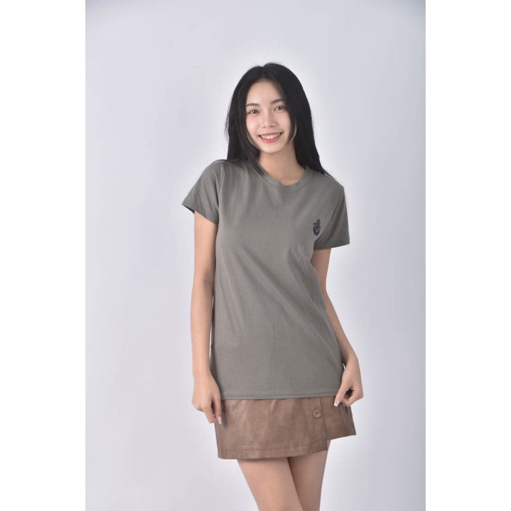 (S) ggakjange韓牌灰色短袖上衣二手衣, , large