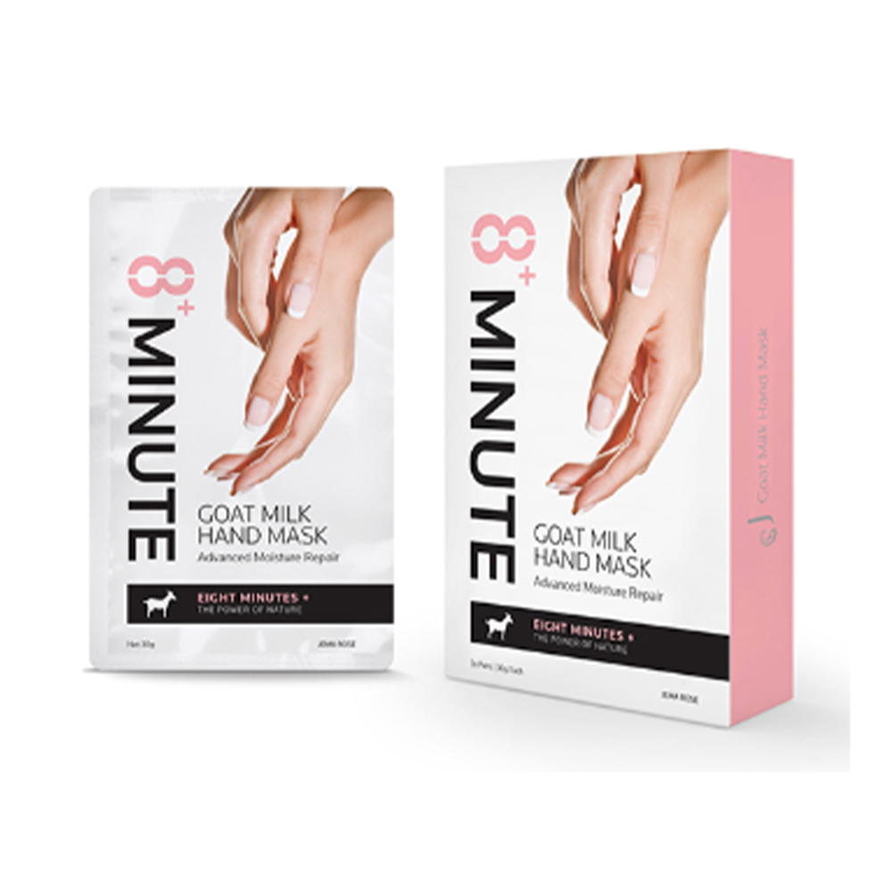 8+Minute Goat Milk Hand Mask 3 Pairs , , large
