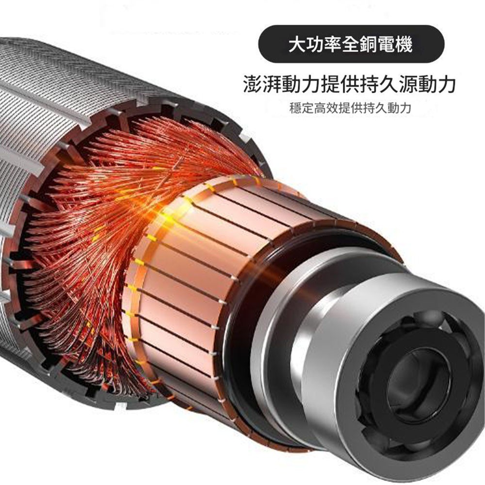 鋰電無刷吹塵槍+5節電池+1充, , large