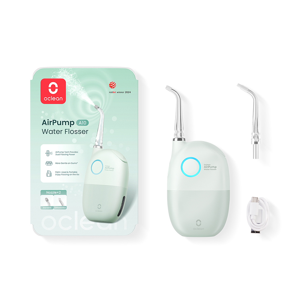 [歐可林] Oclean AirPump A10 空氣動力沖牙機(薄荷綠), , large