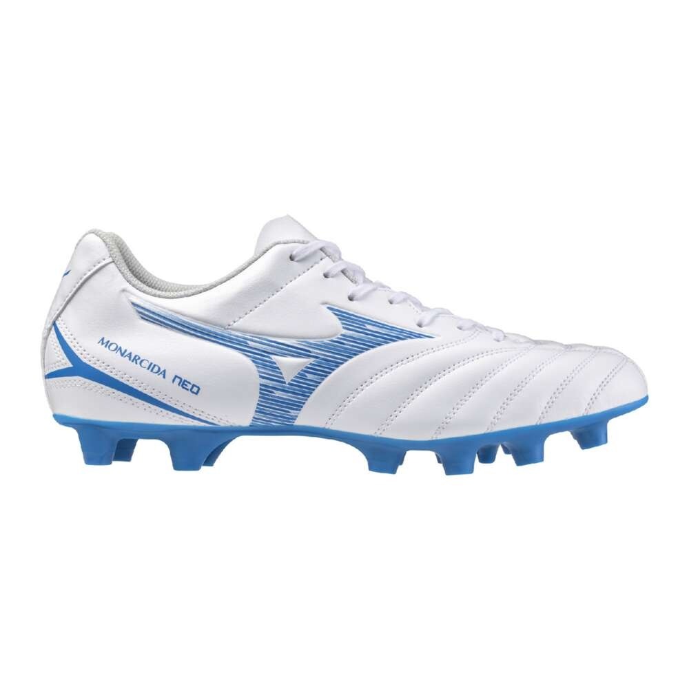 MIZUNO MONARCIDA 足球釘鞋 白藍 草地足球 寬楦 P1GA242525 【樂買網】, , large