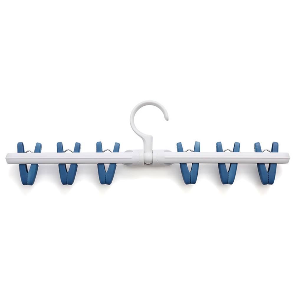 【APEX】多功能壁掛式兩用摺疊衣架2入組 橘色, , large