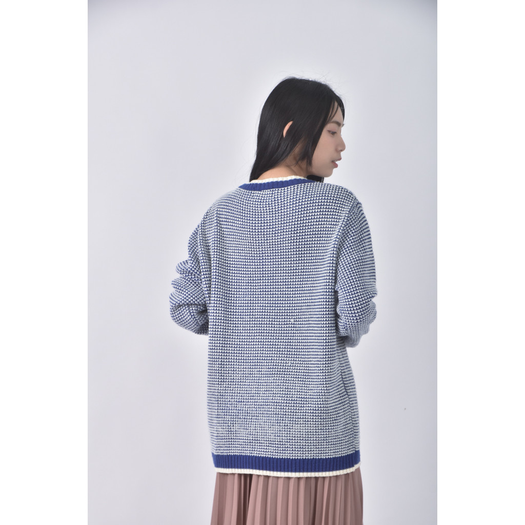 (XL) meteor圓領藍色長袖上衣二手衣, , large