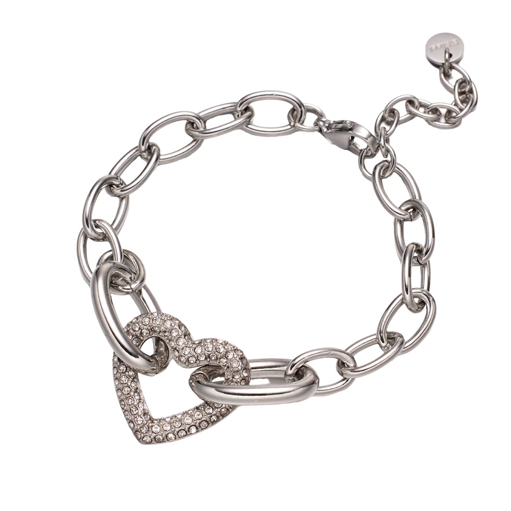 【ULOO】Flash 星光愛語不鏽鋼手鍊-銀色 UB2000520, , large