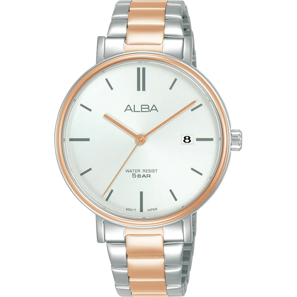 ALBA 雅柏 都會時尚大三針女錶-36mm AG8N96X1/VJ32-X342KS, , large