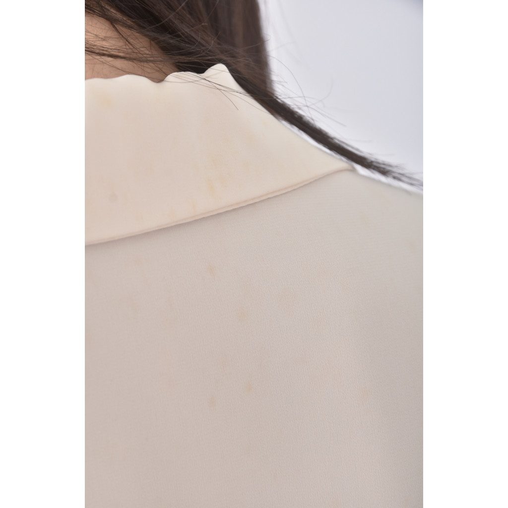(XL) miss studio低領黃色長袖上衣二手衣, , large