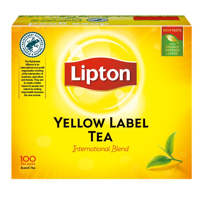 Lipton Yellow Black Tea 2g X100, , large