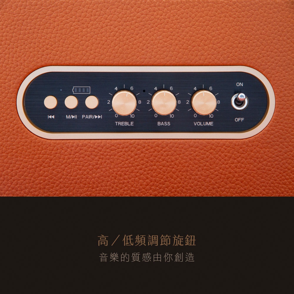 AIWA 愛華 手提復古式藍芽音箱 RS-X100 Natsukasii Pro 棕色, , large